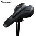 2WEST BIKING Bike Saddle Memory Foam Padded Leather Bicycle Seat Cushion With Taillight Breathable Mountain Bicycle Saddle.png