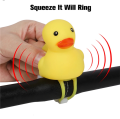 2WEST BIKING Cycling Yellow Rubber Duck Bike Bell Bicycle Light Waterproof Cycling Handlebar Cartoon Bicycle Front Bell Light.png